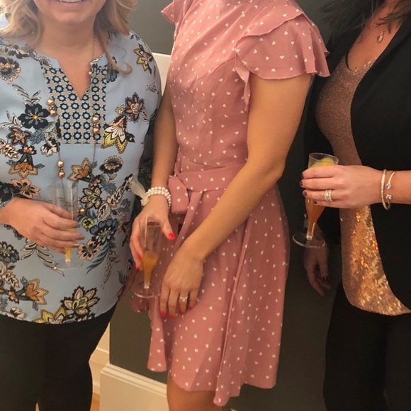 SHEIN blush pink heart dress 💕 - Picture 3 of 3